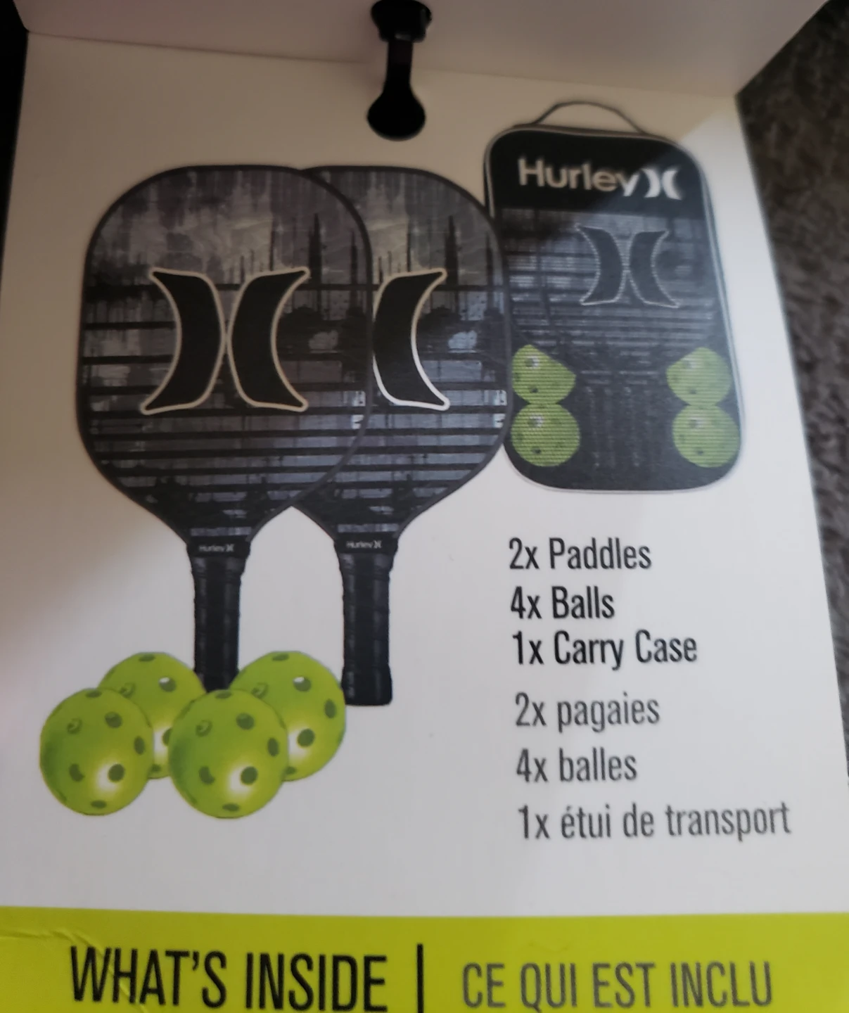 Hurley Pickleball 2 Paddles and 4 Balls Set - - photo 5
