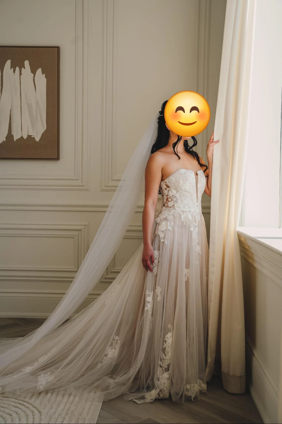 Strapless Wedding Dress - photo 5