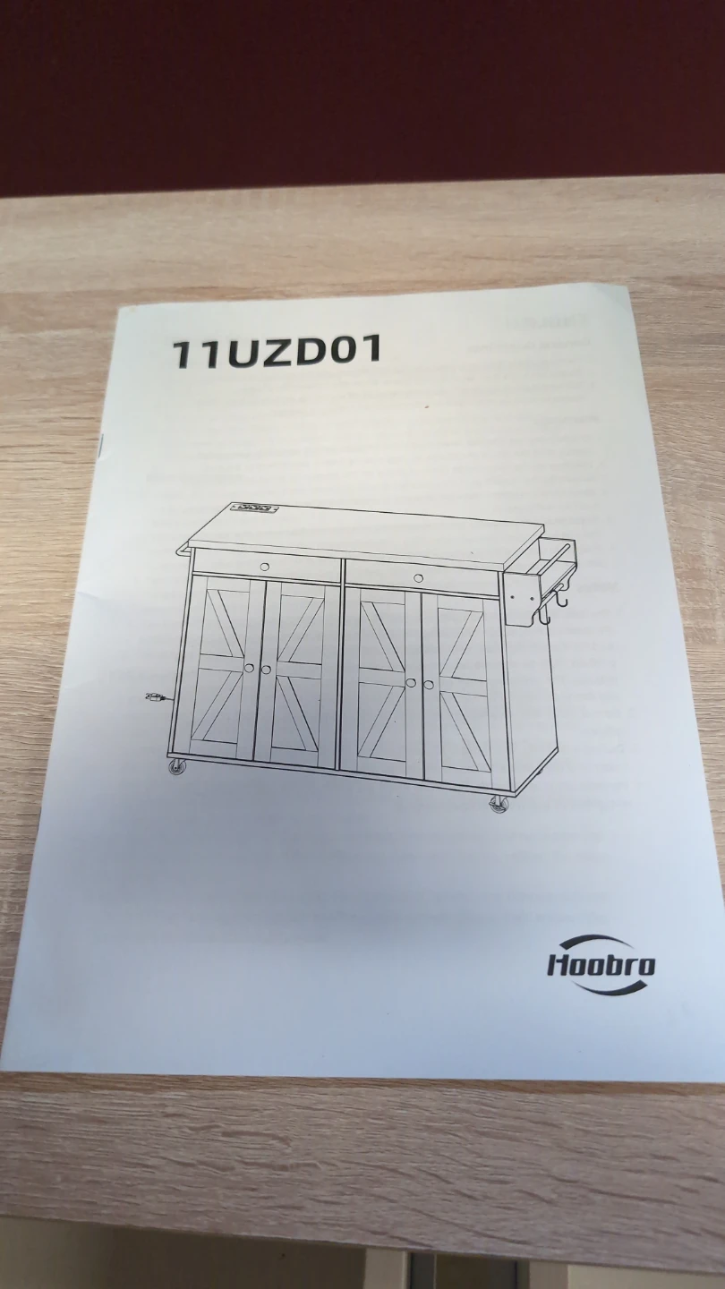 Rolling kitchen sideboard with power - photo 4