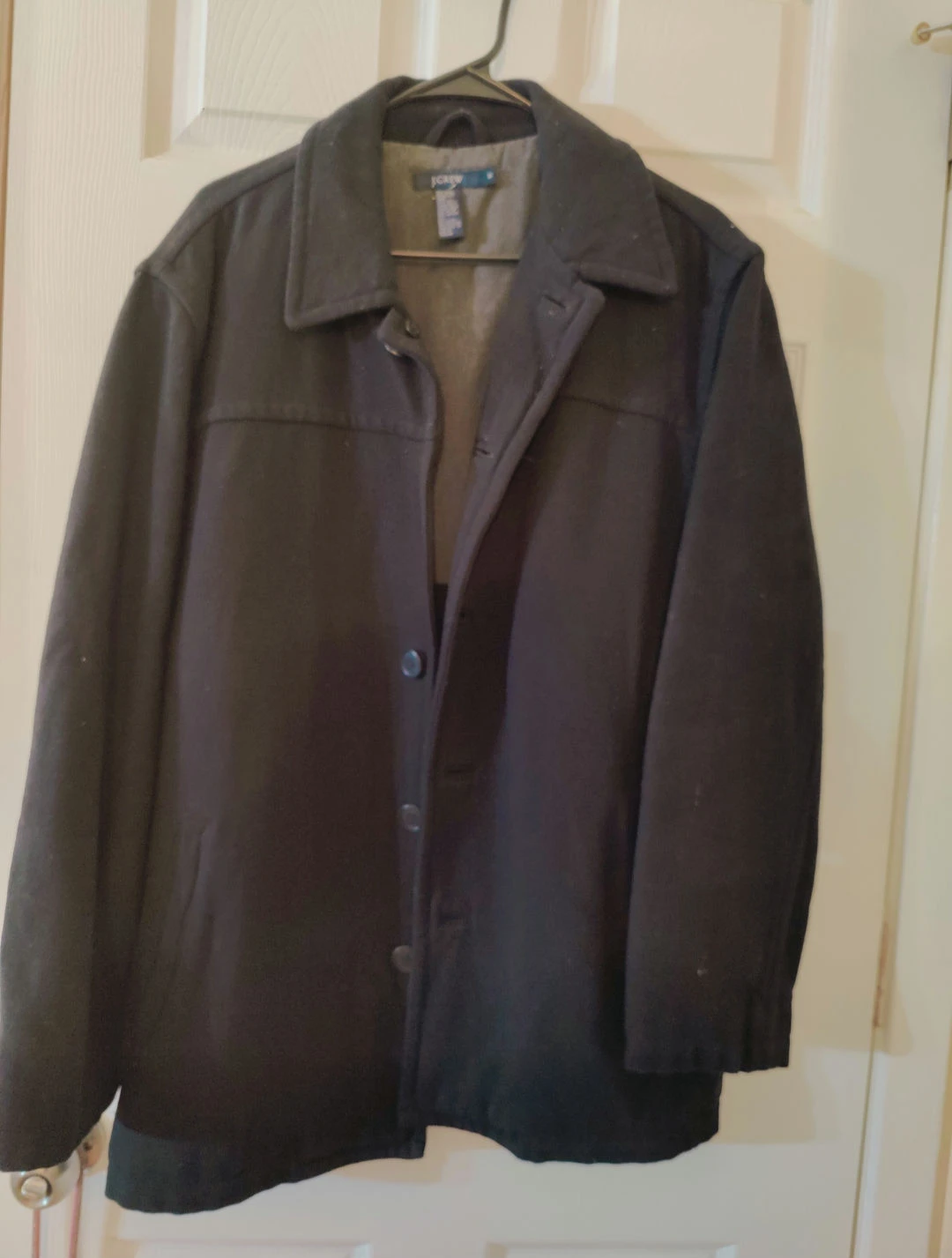 J.Crew Men's Black Button-Up Jacket