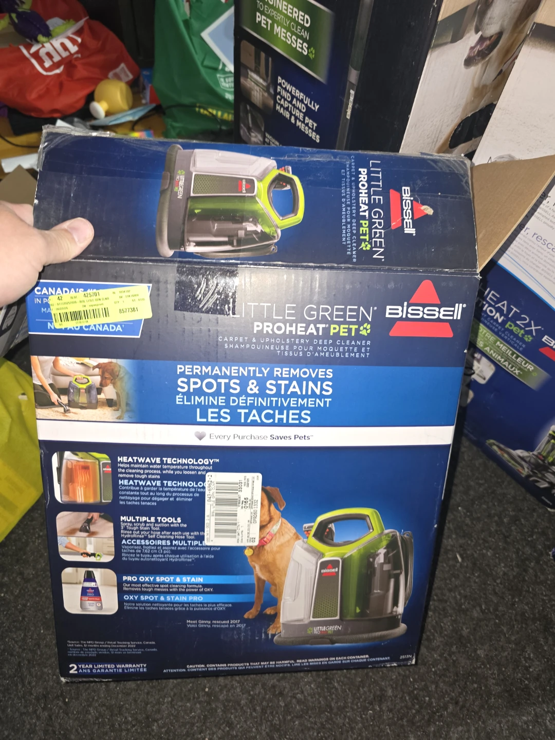 Bissell Little Green ProHeat Pet Carpet Cleaner - photo 3