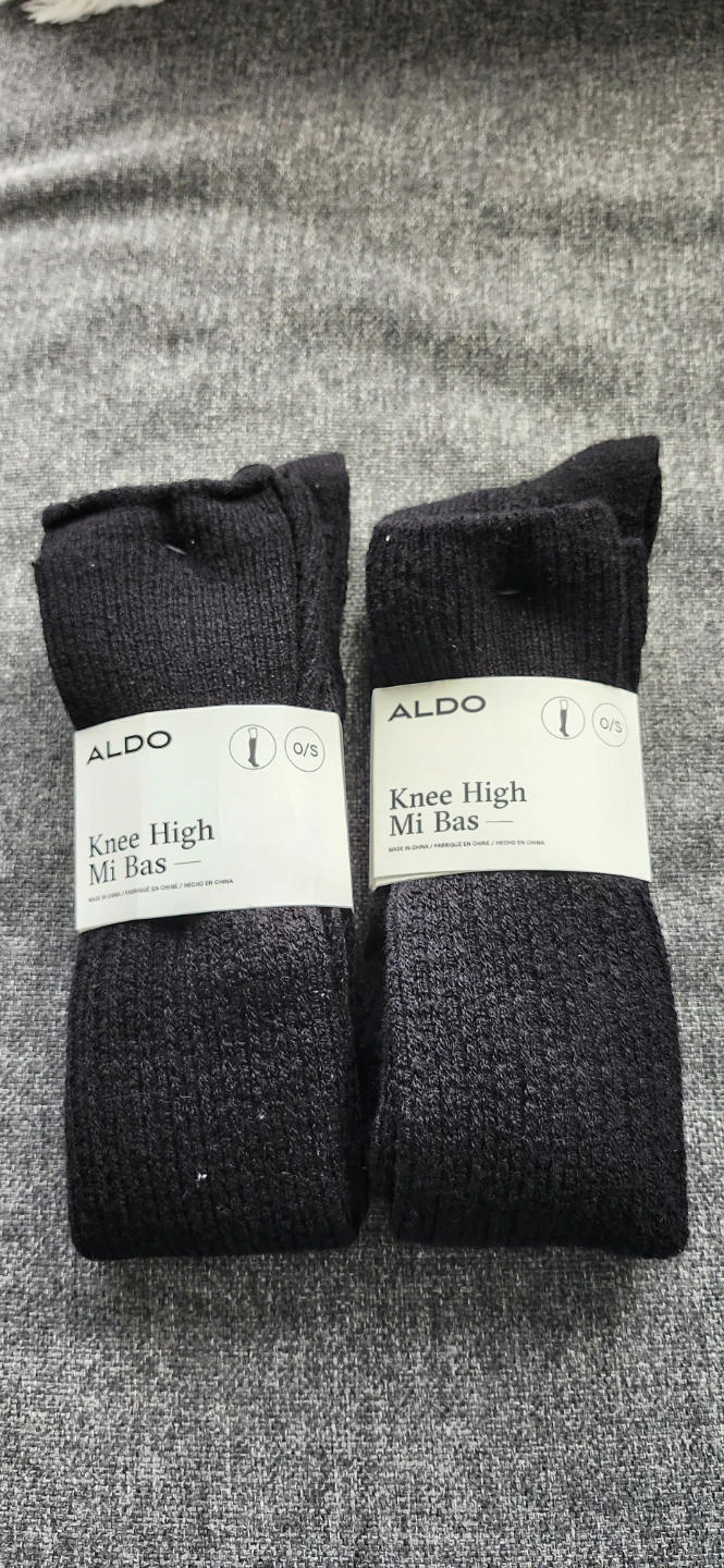 ALDO Knee High Mi Bas Socks - Black