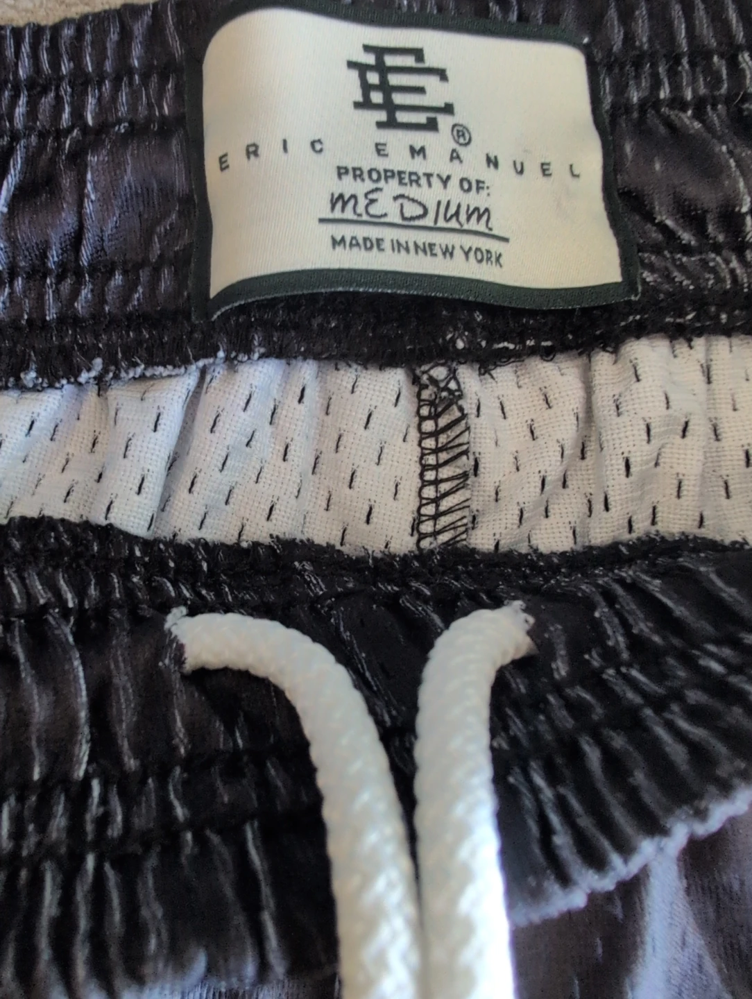 Eric Emanuel Shorts in the Black Skyline colorway - photo 4