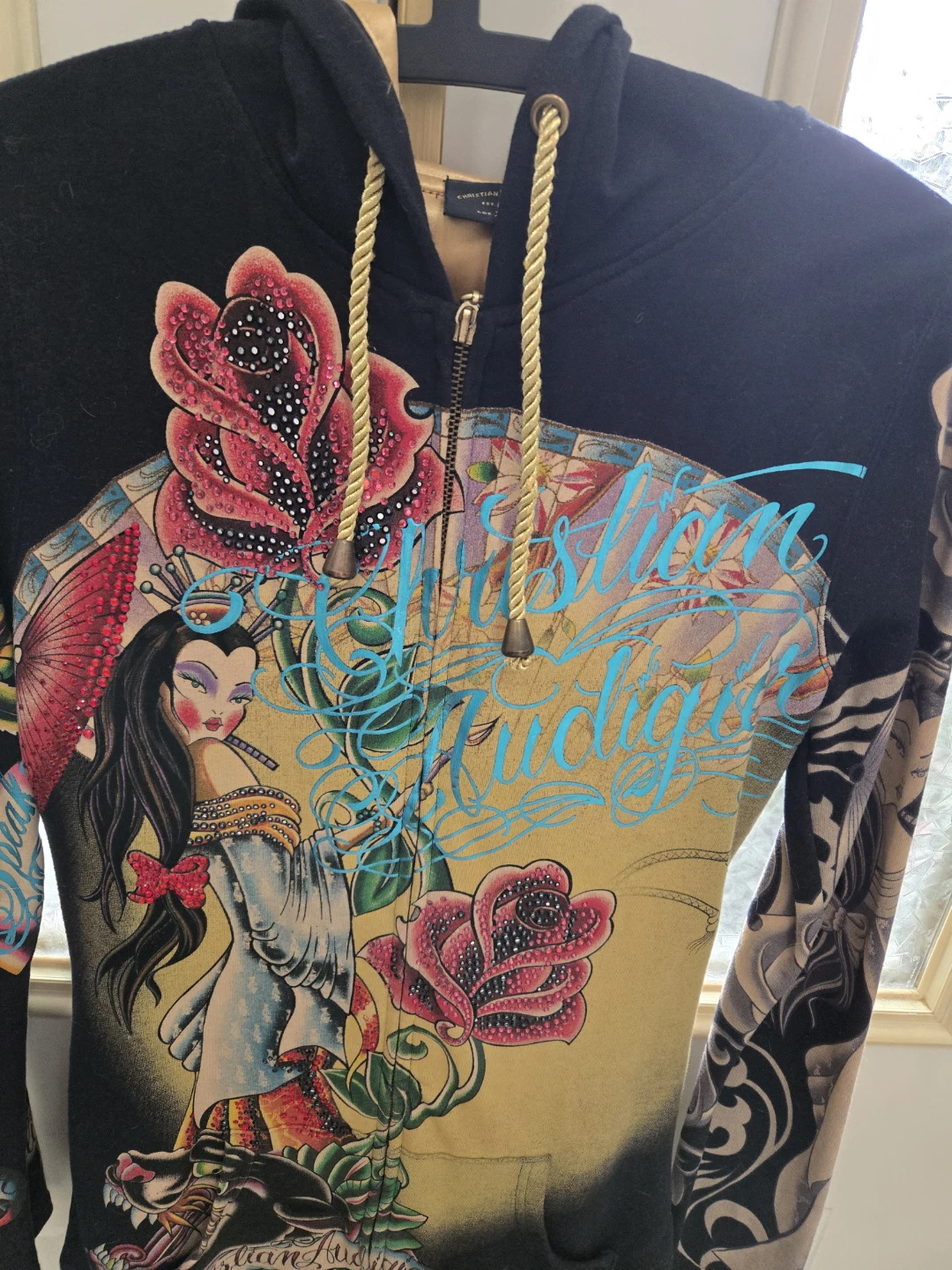Christian Audigier Zip-Up Hoodie - photo 2