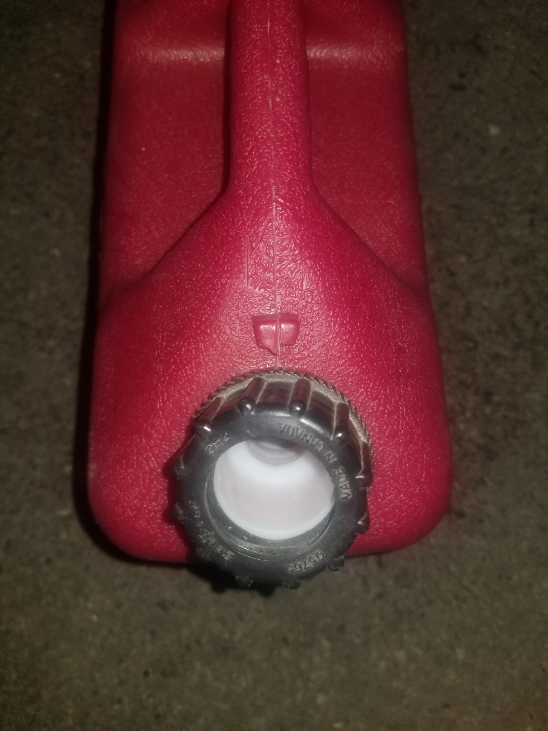 Red Gasoline Canister