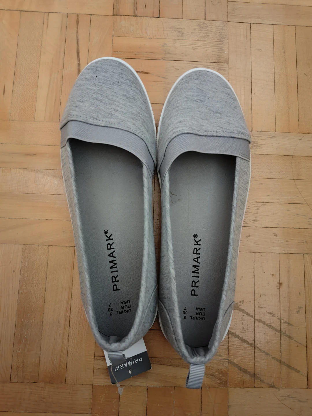 Grey Slip-On Shoes