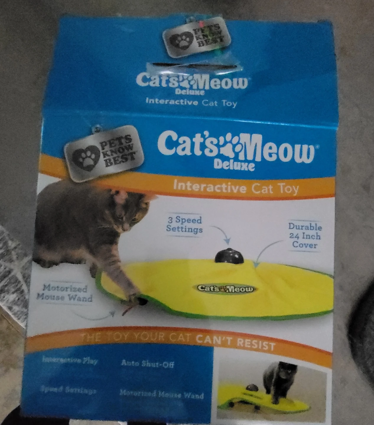 Cat's Meow Deluxe Interactive Cat Toy