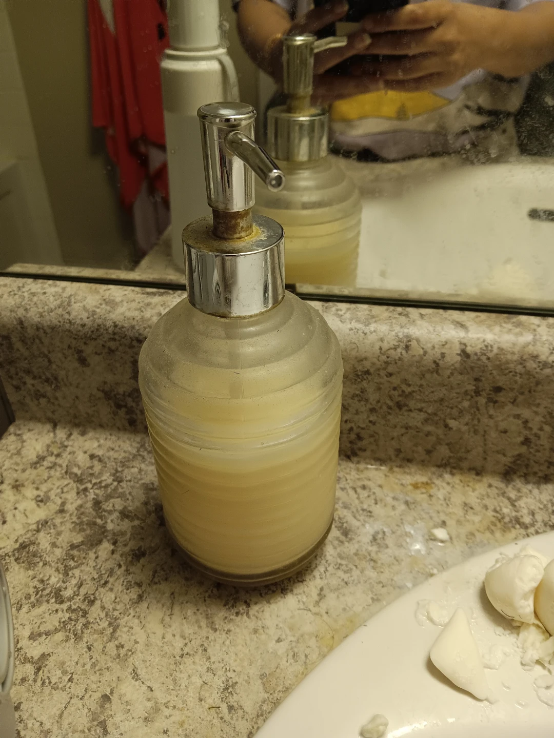 Glass Soap Dispenser with Pump set of 2