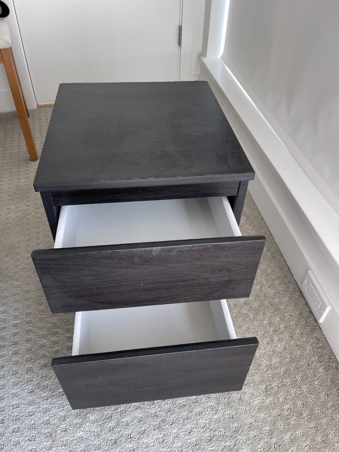 Ikea Night Table with 2-Drawer - photo 2