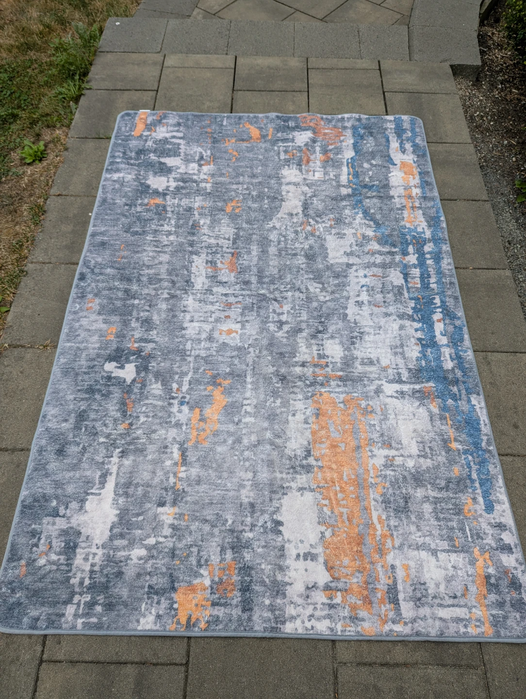 Abstract Design Area Rug that is anti-slip x2