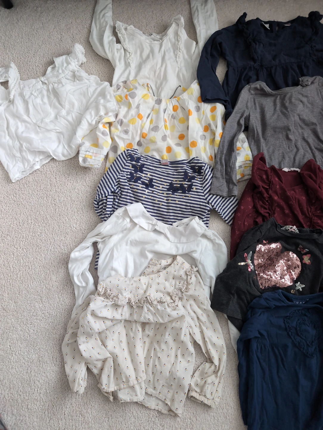 Girls Long Sleeve Tops Bundle  - 16 it's - photo 2
