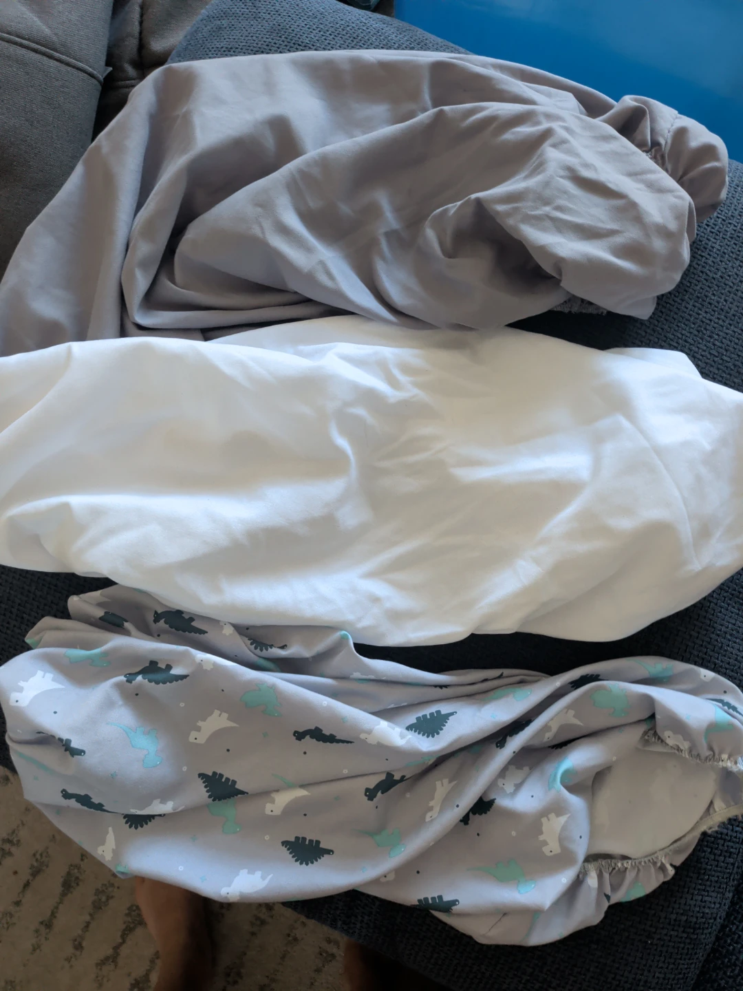 Three Fitted Bassinet Sheets