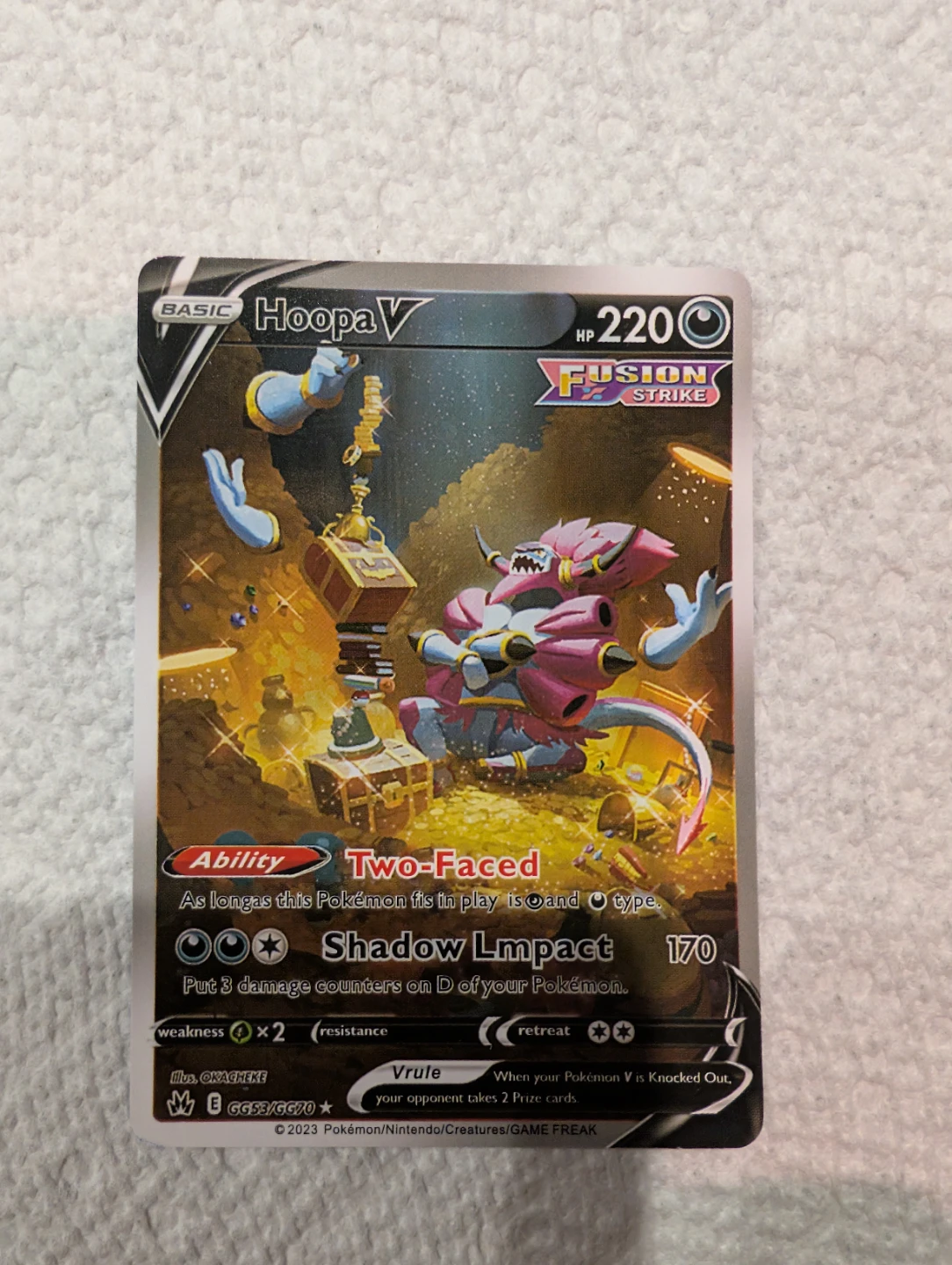 Hoopa V - SWSH : Crown Zenith Galarian Gallery Trading Card