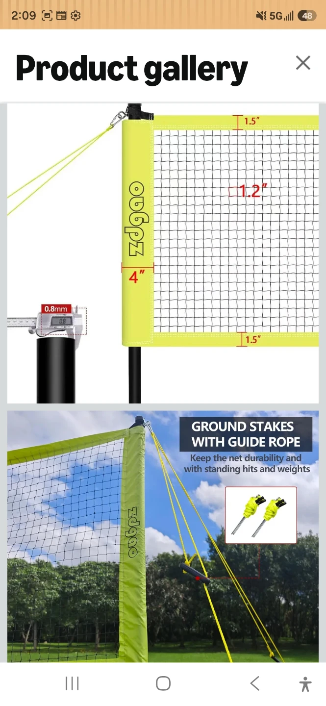Volleyball, Badminton Combo Set - photo 4
