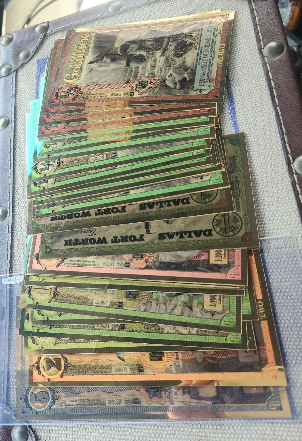 Lot of 35 goldbacks