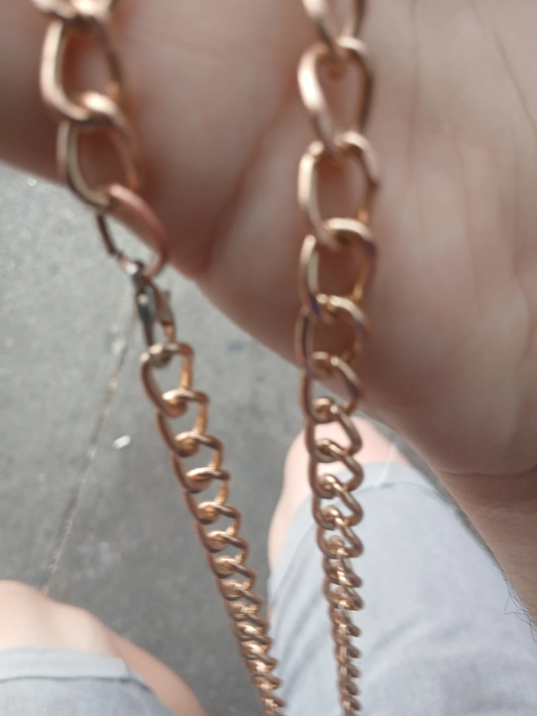 Gold-tone chain