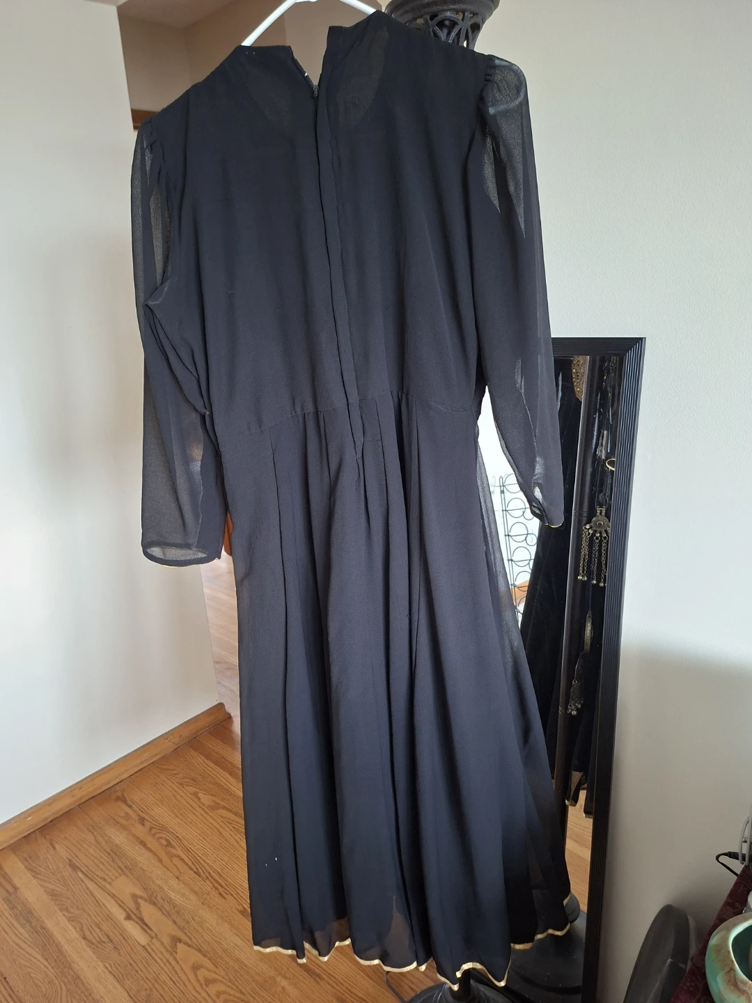 Women's Beaded Black Dress - photo 5
