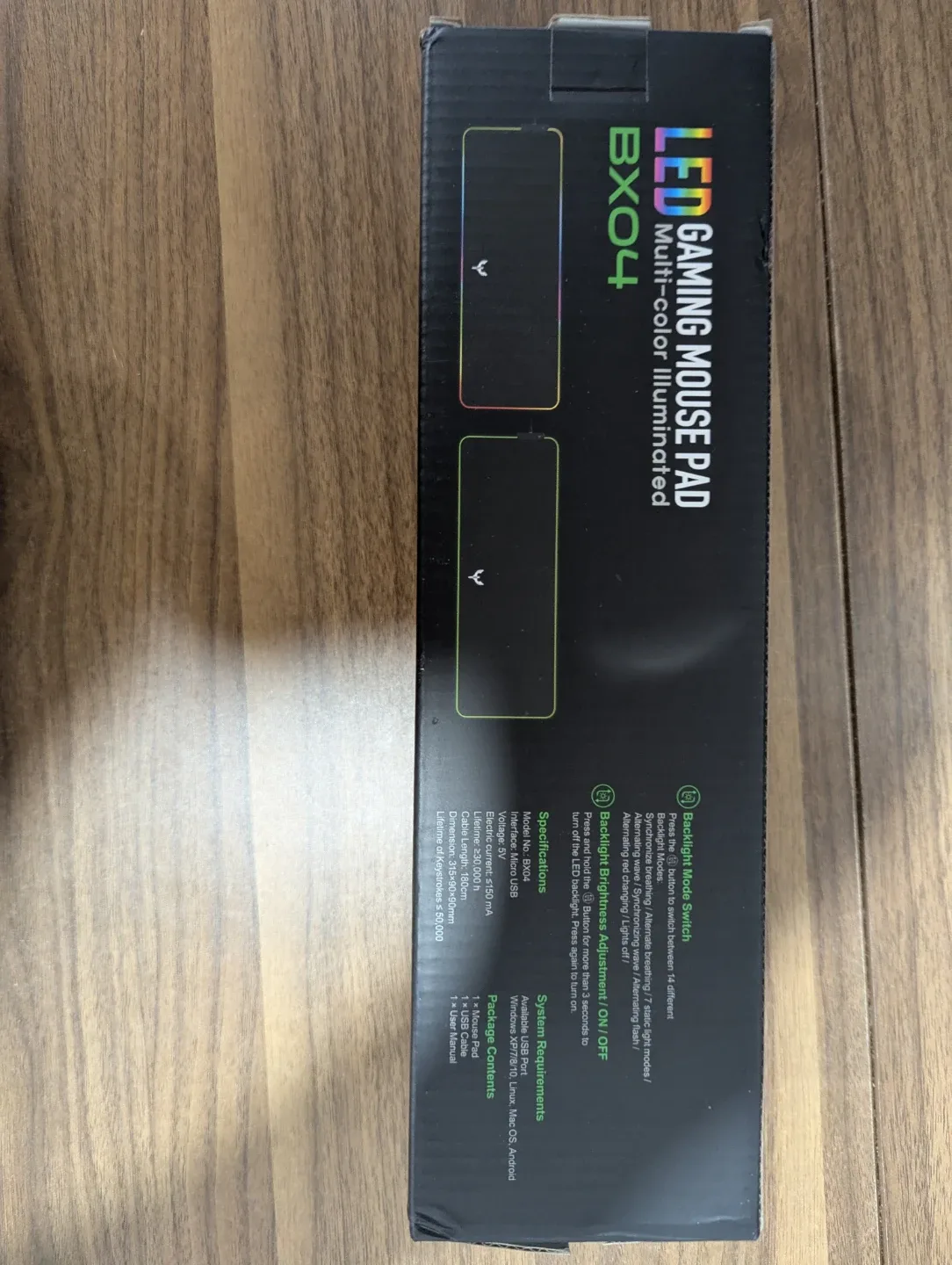 Blade Hawks RGB LED Gaming Mouse Pad/Desk Mat - photo 2