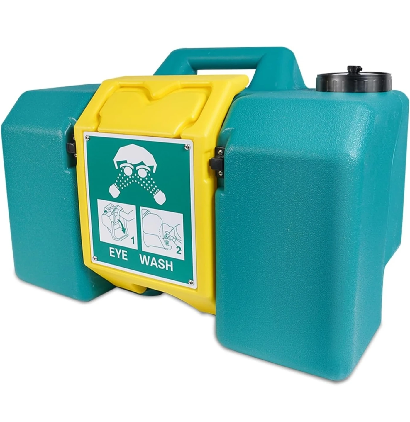 New Gaseiniho 8-Gal Emergency Eye Wash Station Dual Nozzle