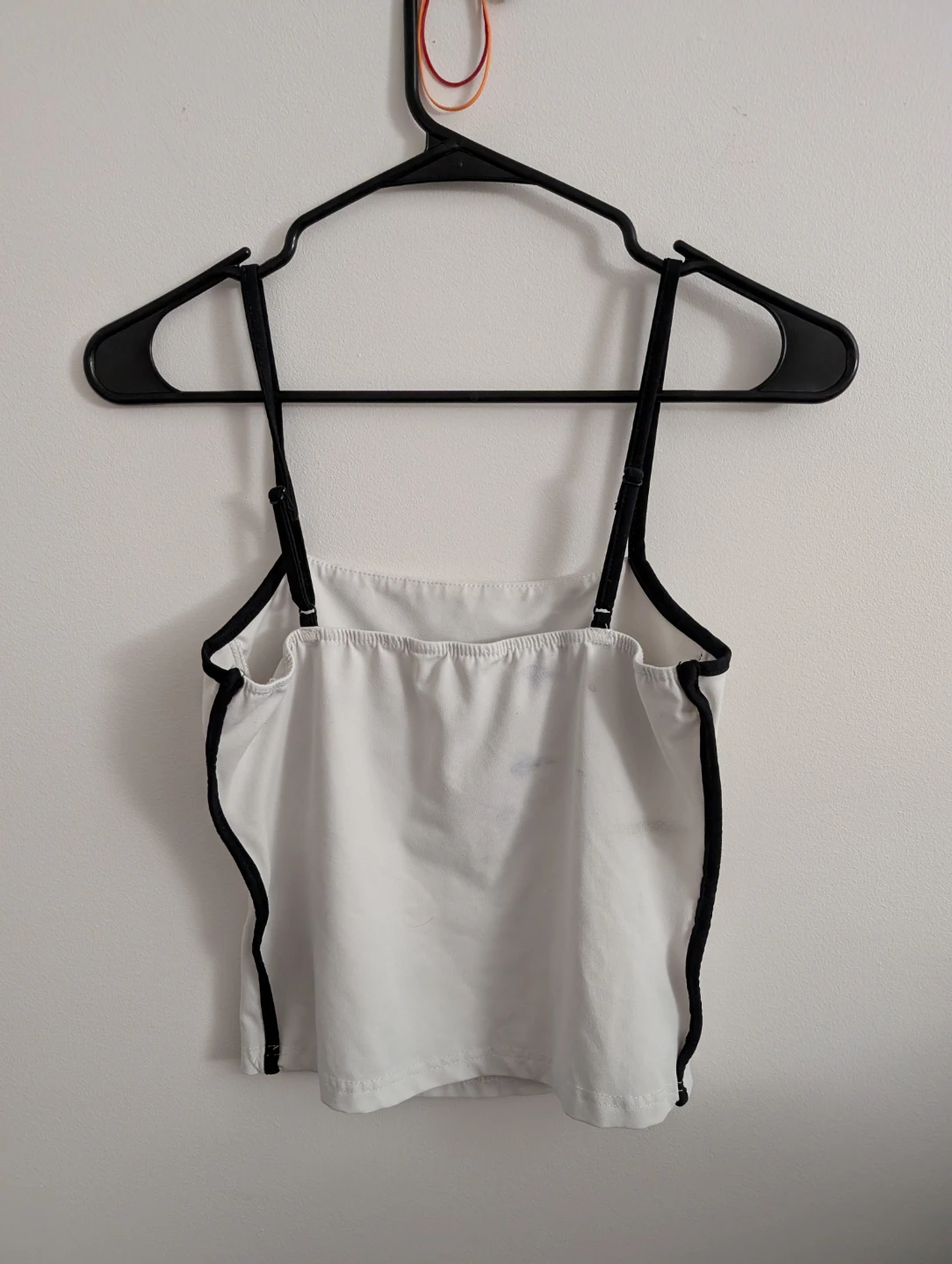 White Sexy Summer Cropped Camisole Tank Top ptp 14" - photo 2