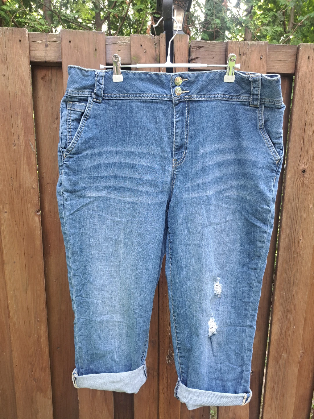 Curvy Galbie Jeans Capris Size 18