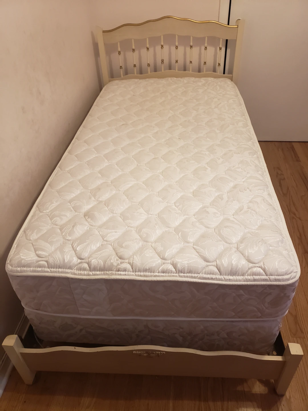 Twin Bed Frame with Mattress - photo 2