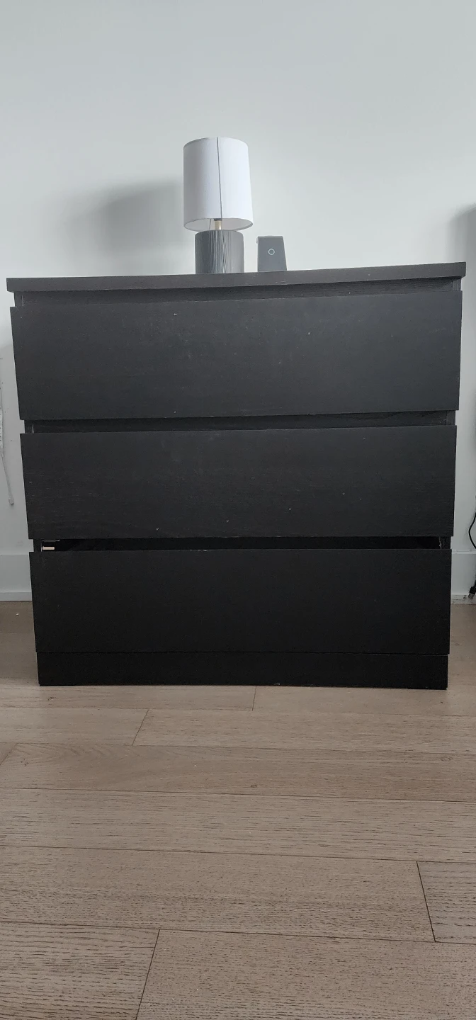 IKEA MALM 3-drawer chest of drawers - photo 4
