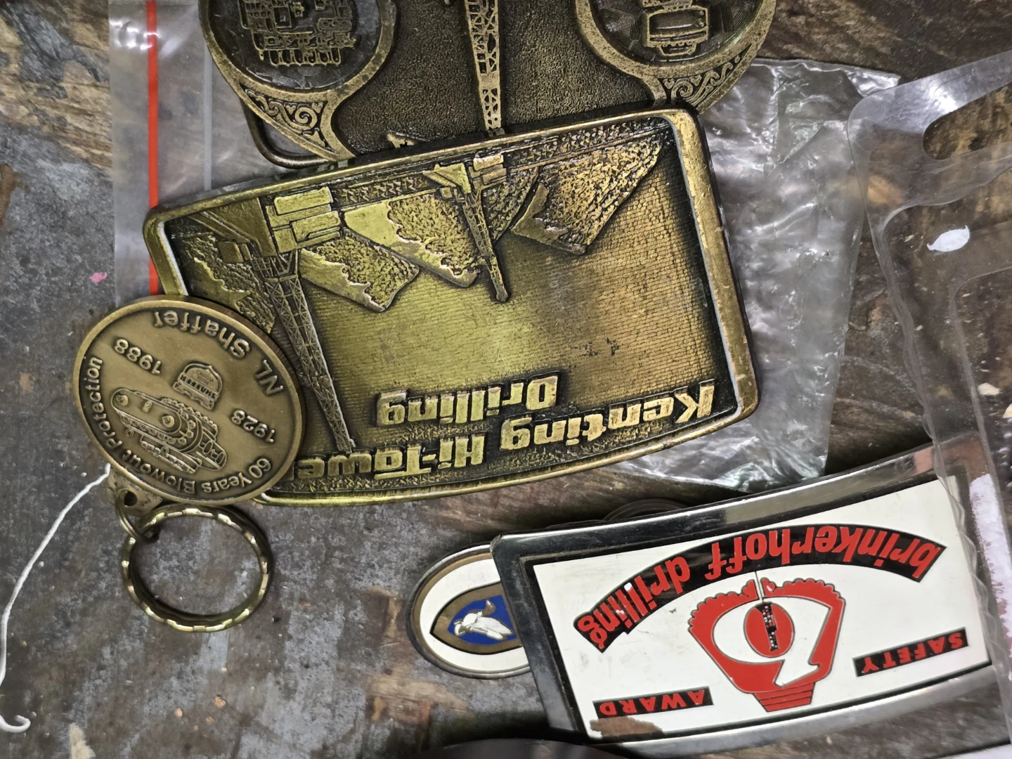 Brinkerhoff Drilling Award Safety Belt Buckle
