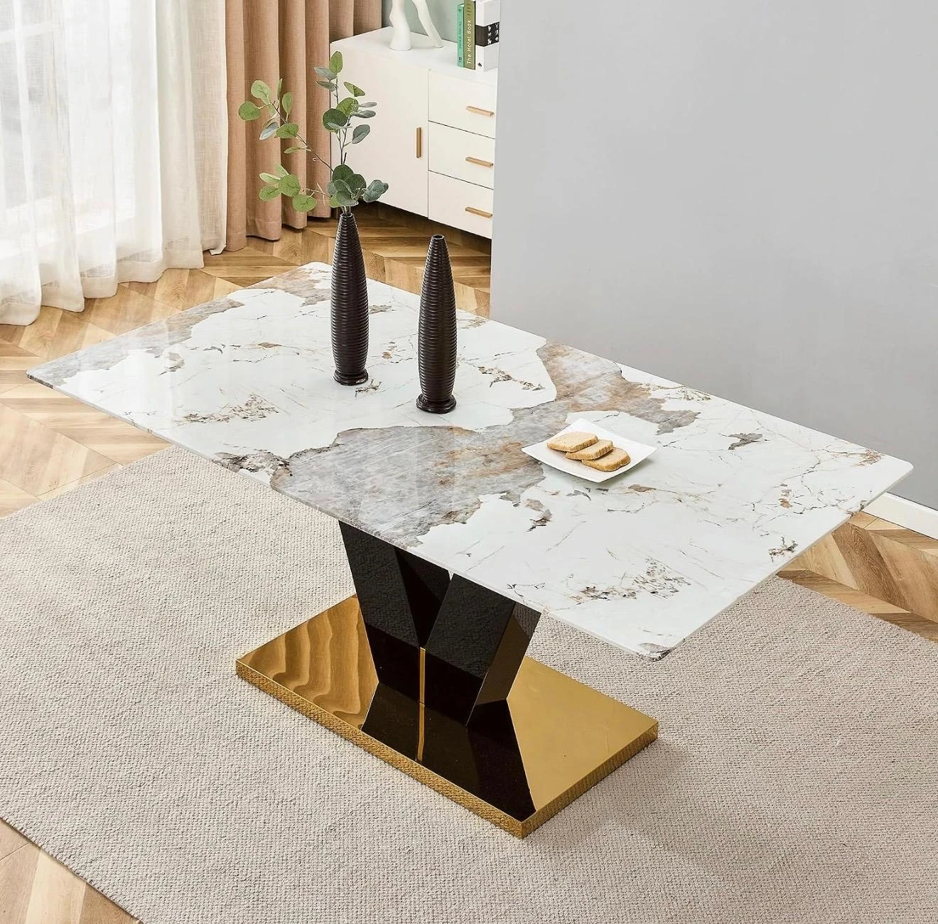 Modern Dining Table with Chairs - photo 2