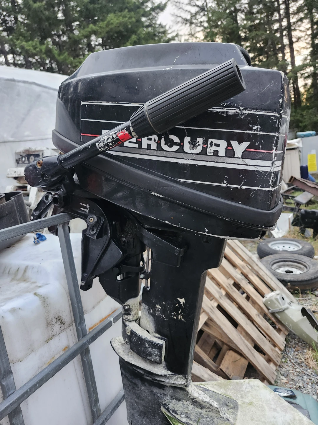 Merc 8 horse outboard
