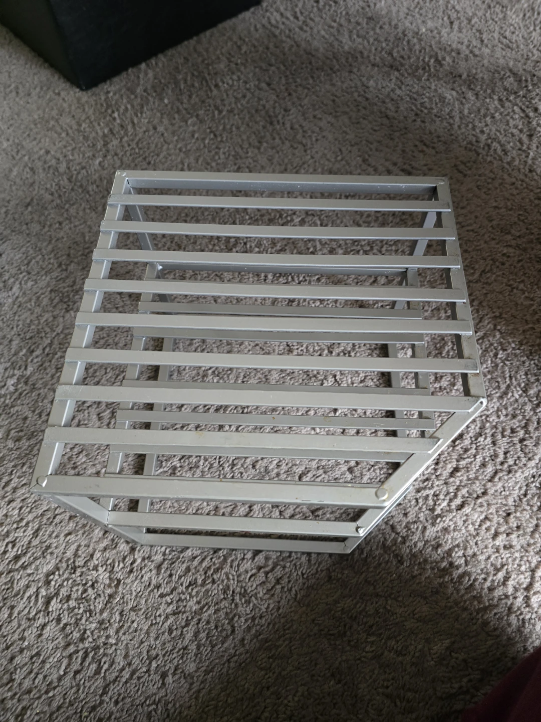 KSP Space Logic Corner Shelf 2-Tier (Grey) 10x10x9"