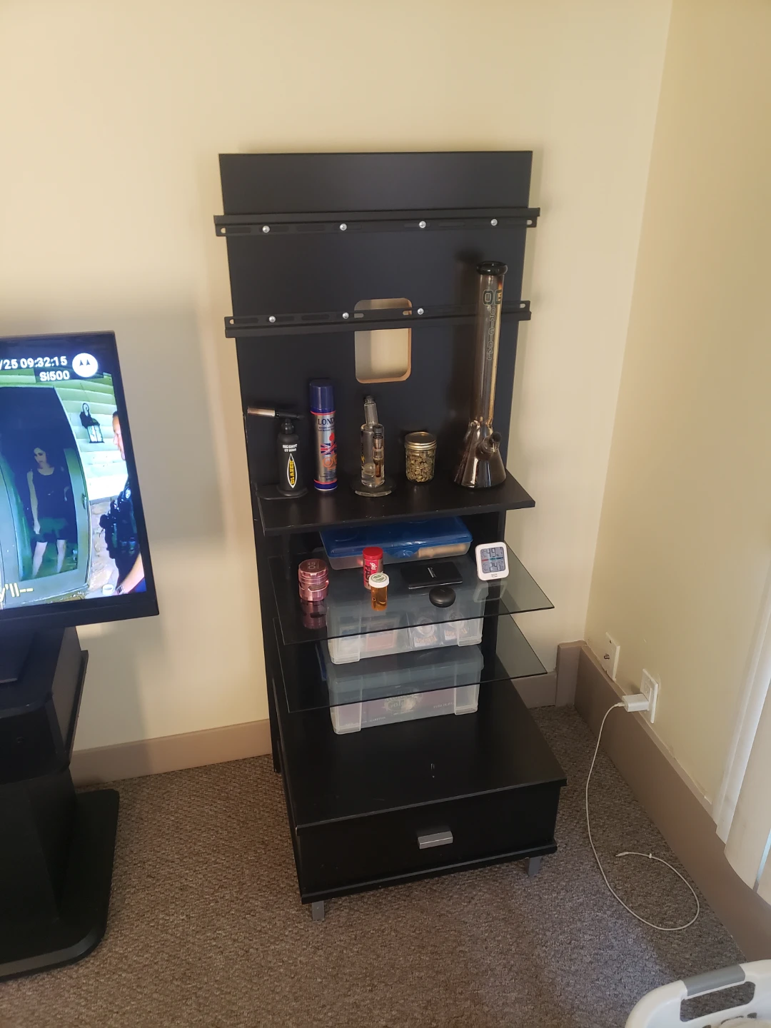 TV stand with Wall Mount Brackets