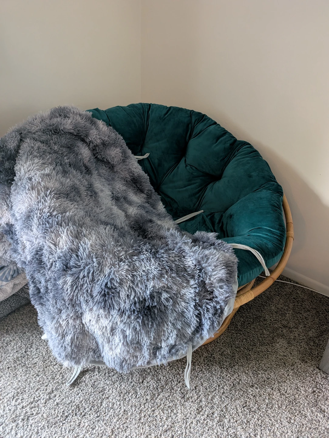 Teal Papasan Chair