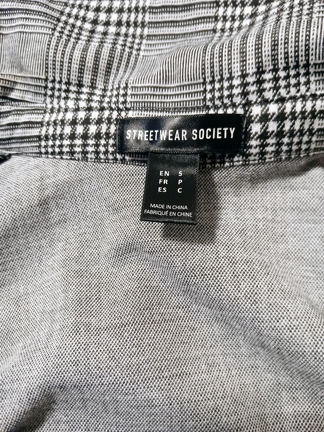 Men Small Streetwear Society Plaid Button-Up Shirt - photo 2