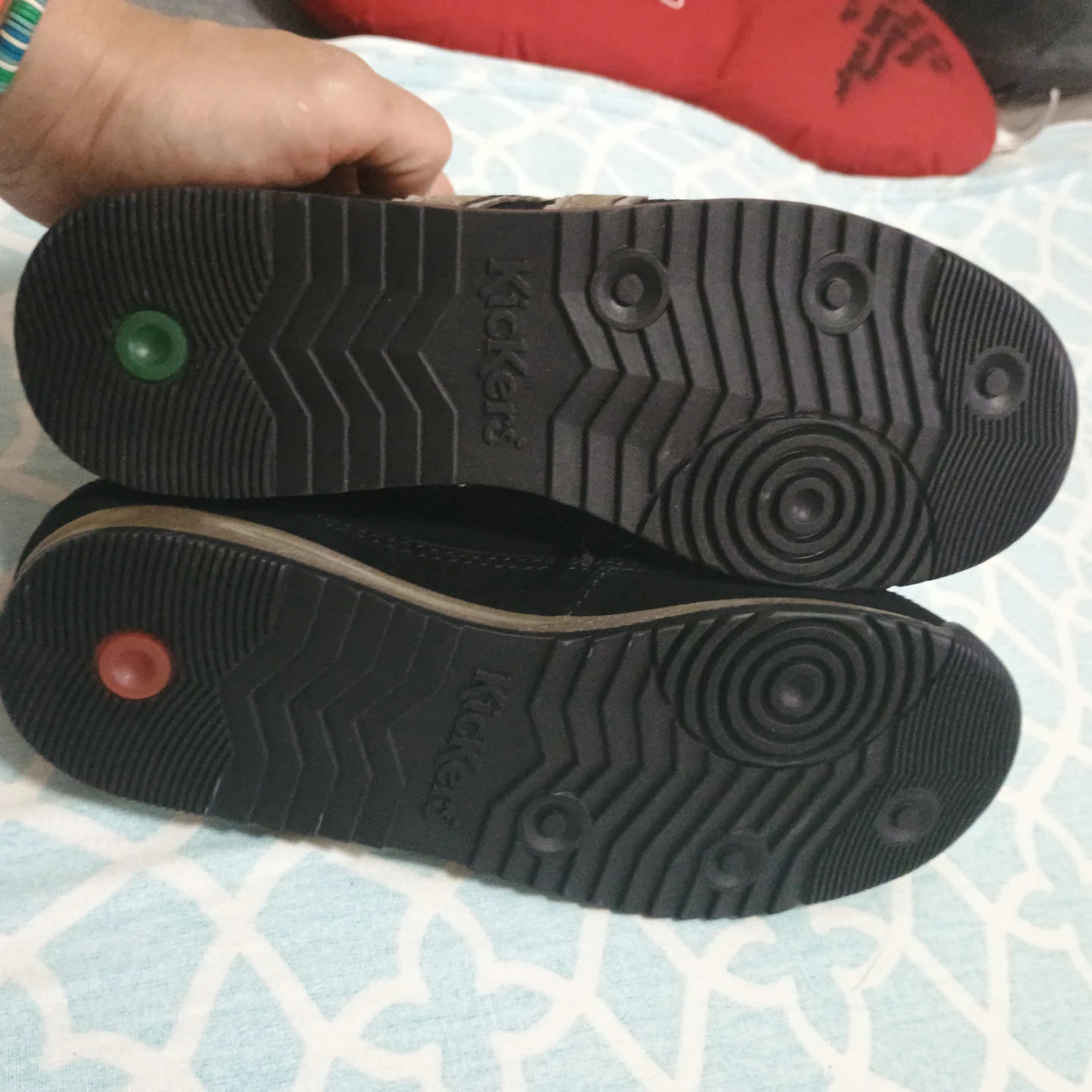 Kickers Black Suede Sneakers Size 41 - photo 3