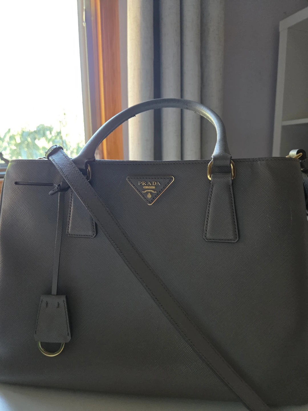 PRADA Saffiano Leather Tote Bag - photo 3