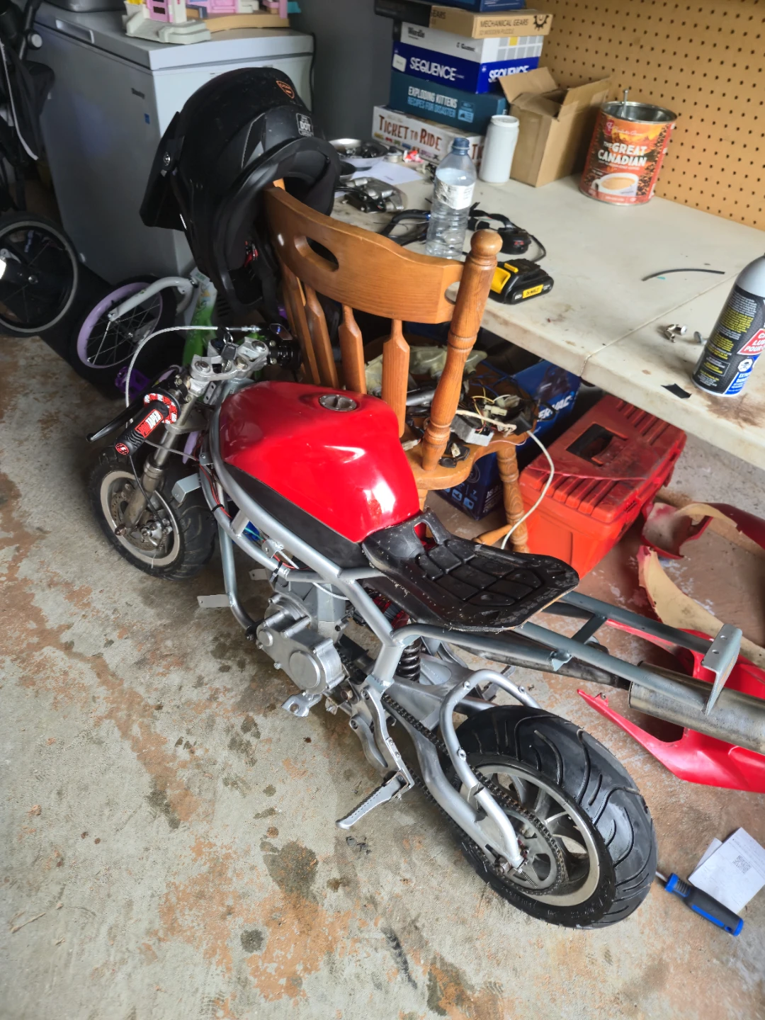 X7 Super Pocketbike 55cc — Fully Restored, Fresh Rebuild