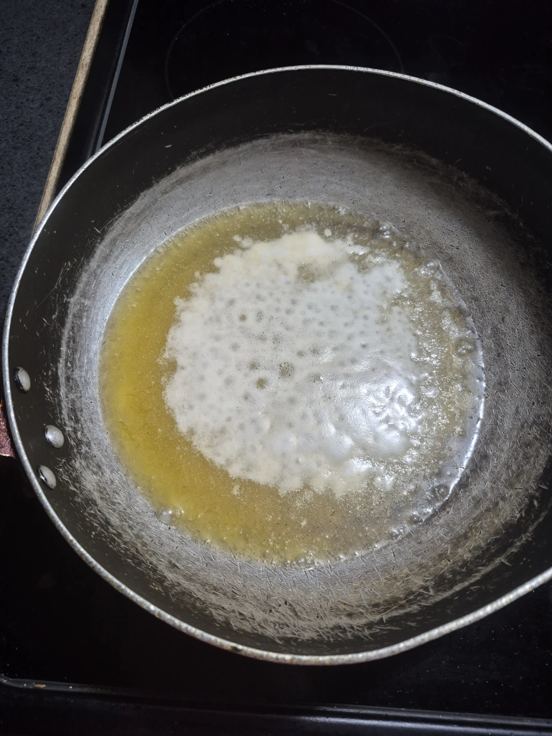 home made Ghee from unsalted butter.