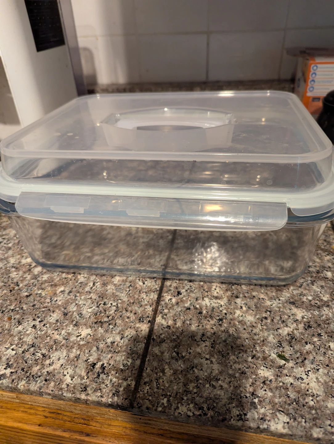 Glass Food Storage Container with Locking Lid