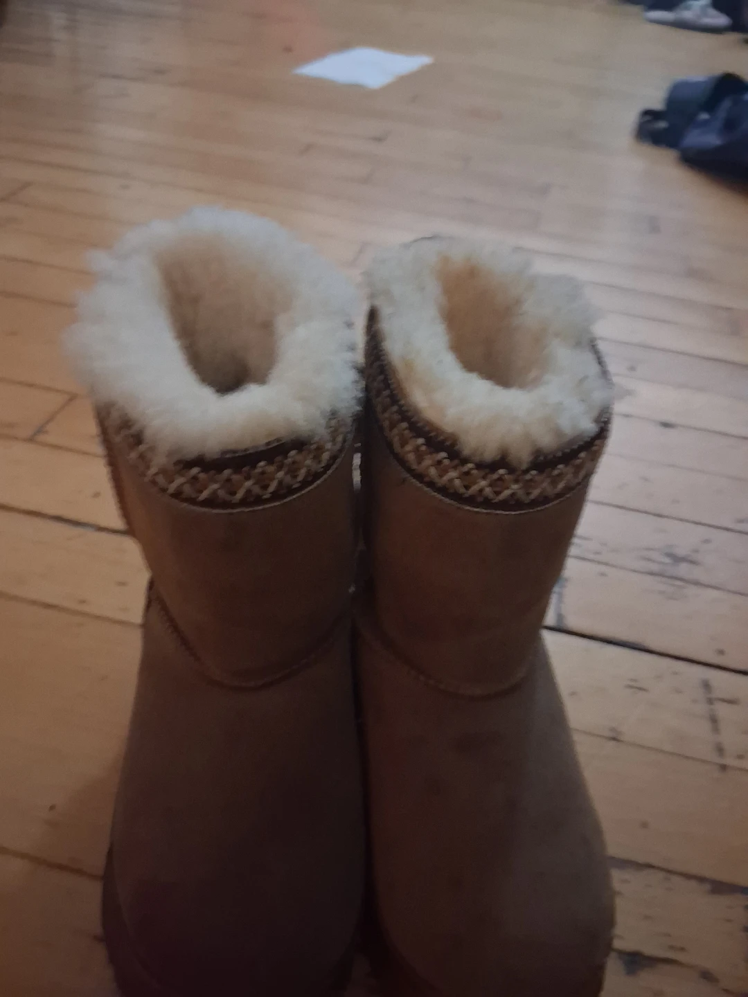 Black Fur Lined Boots - photo 2