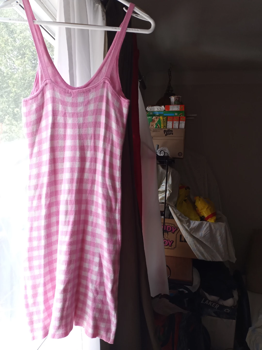 Forever 21 Pink Gingham Dress - Size M - photo 2