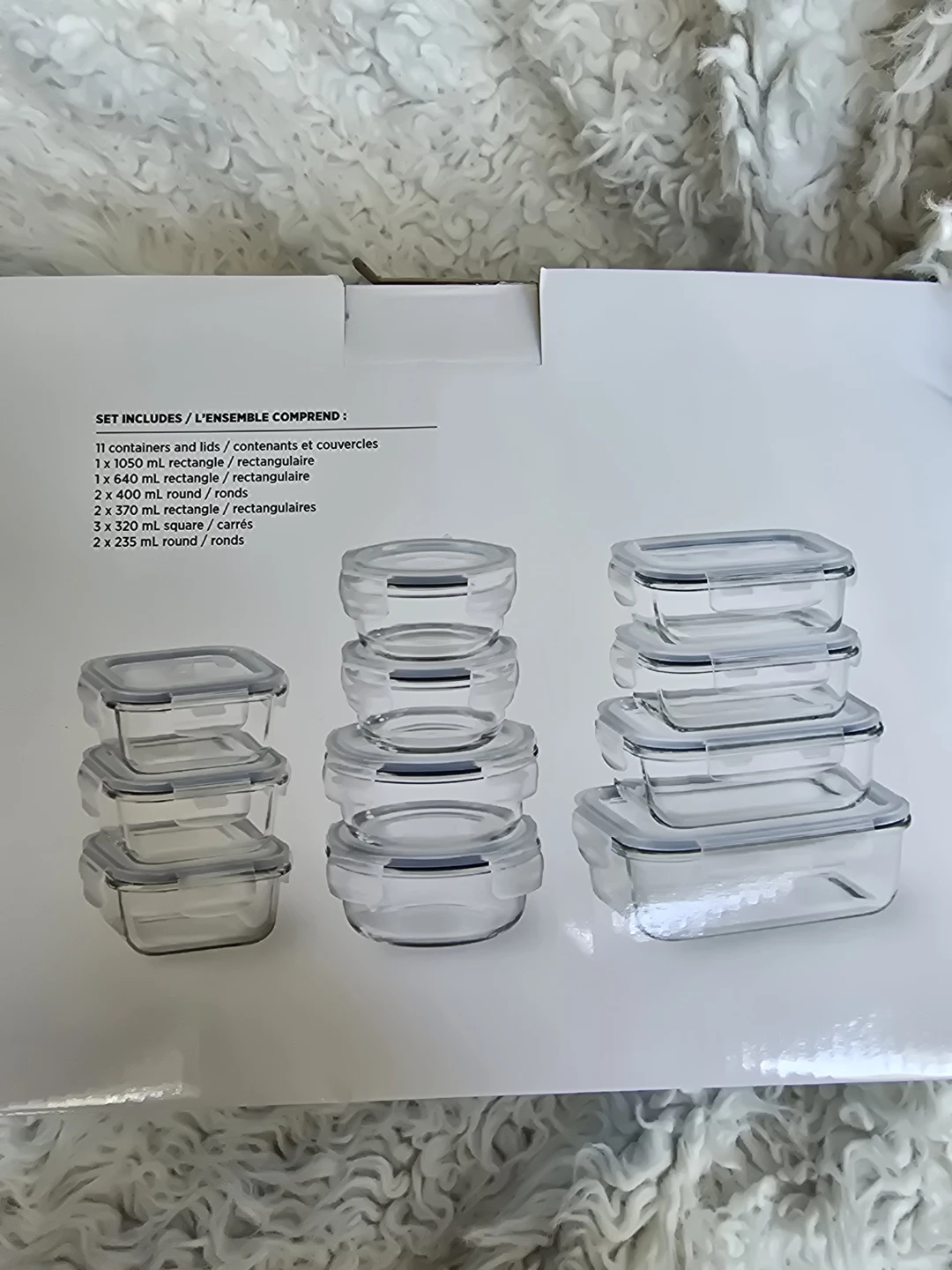 NEW 11-Piece Glass Container Set - photo 4