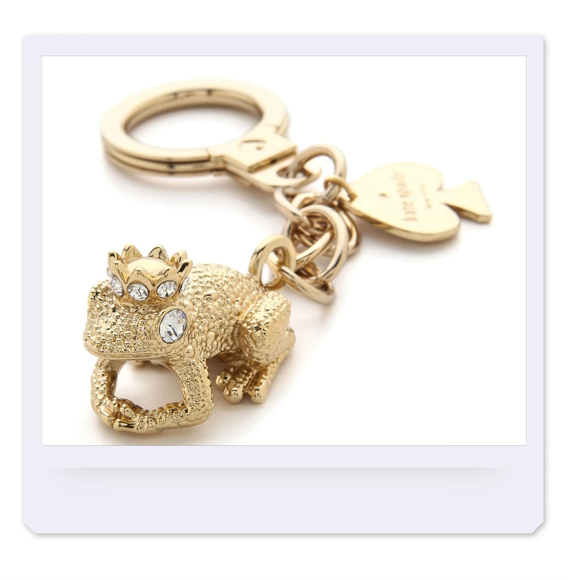Kate Spade Kiss a Prince Frog Key Chain