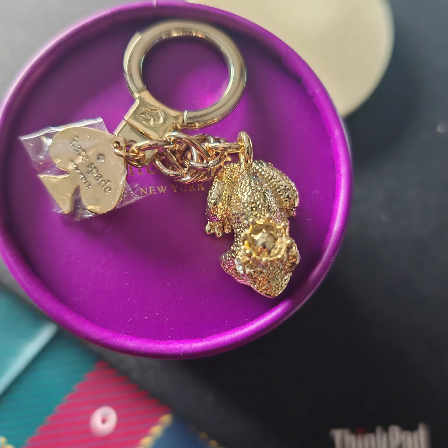 Kate Spade Kiss a Prince Frog Key Chain - photo 2