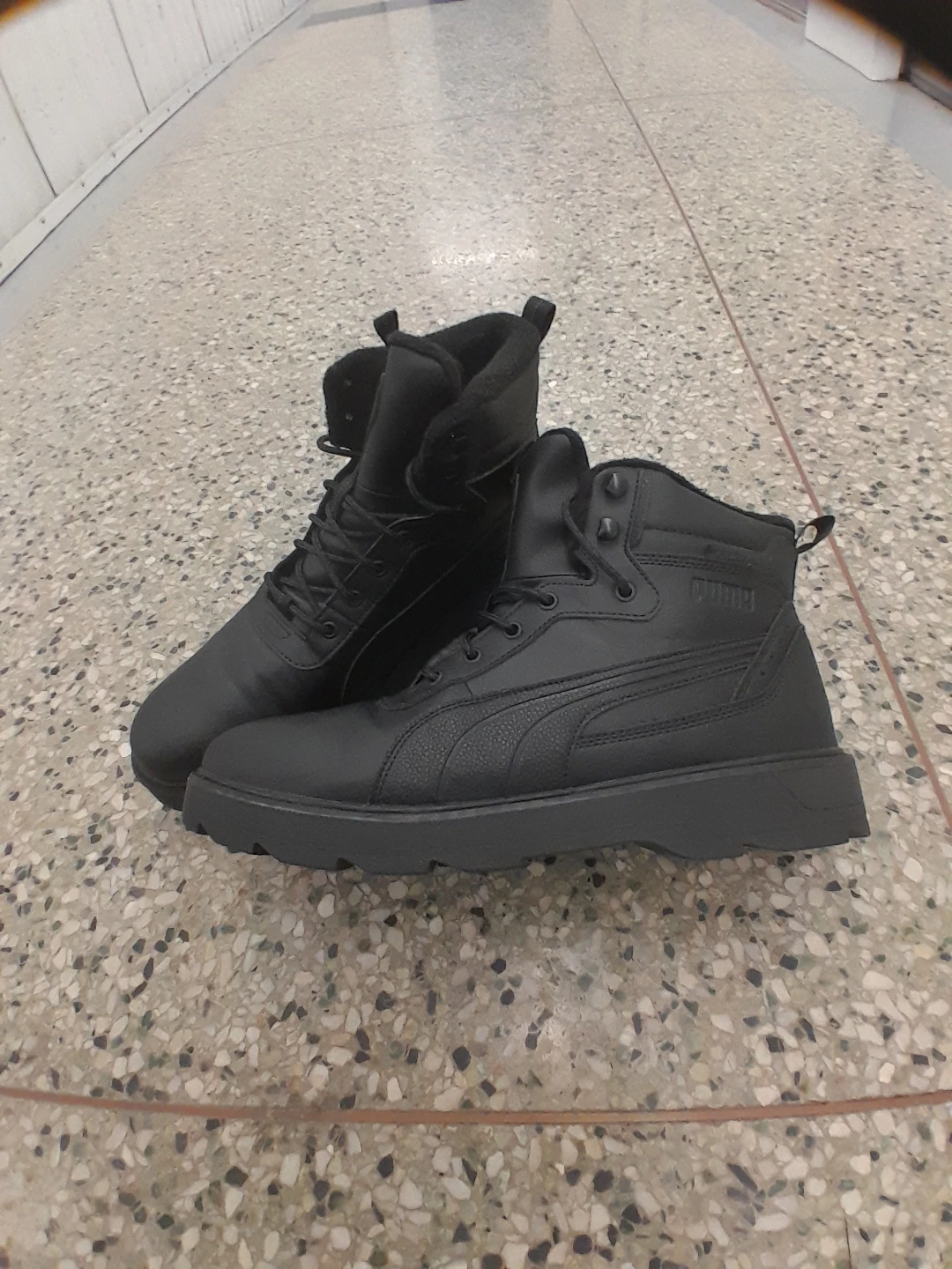 Puma Black Mid-Top All Season  Boots Men's  Size 13 - photo 5