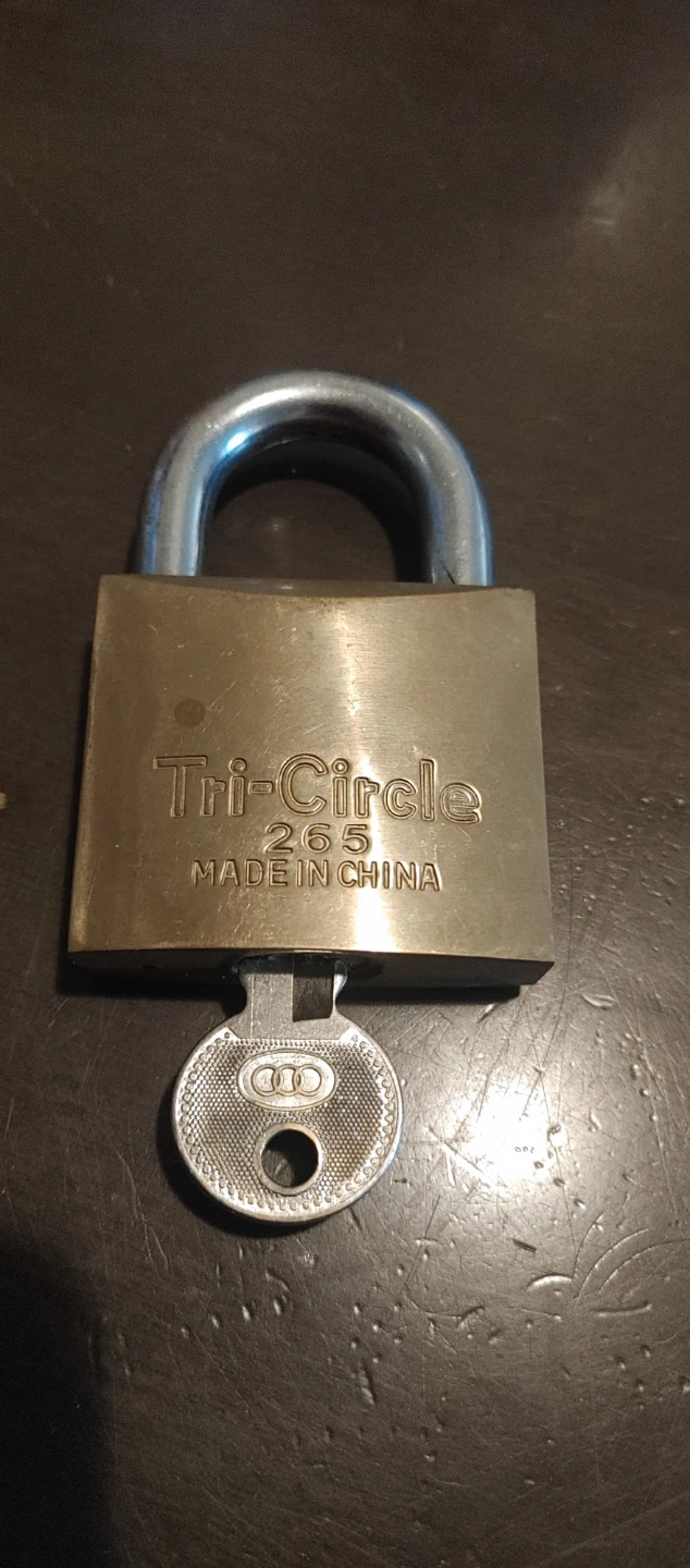 Tri-Circle Padlock with 1 key