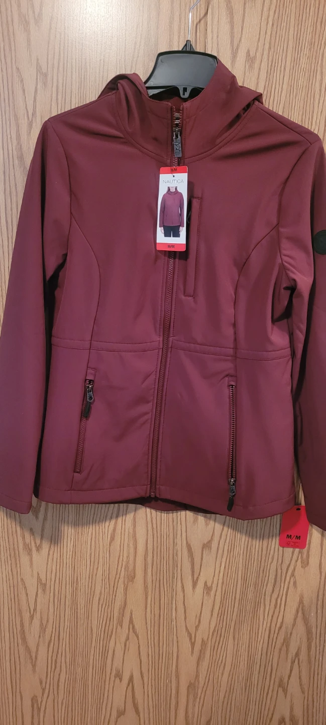 Nautica Women's Hooded Softshell Jacket M/M