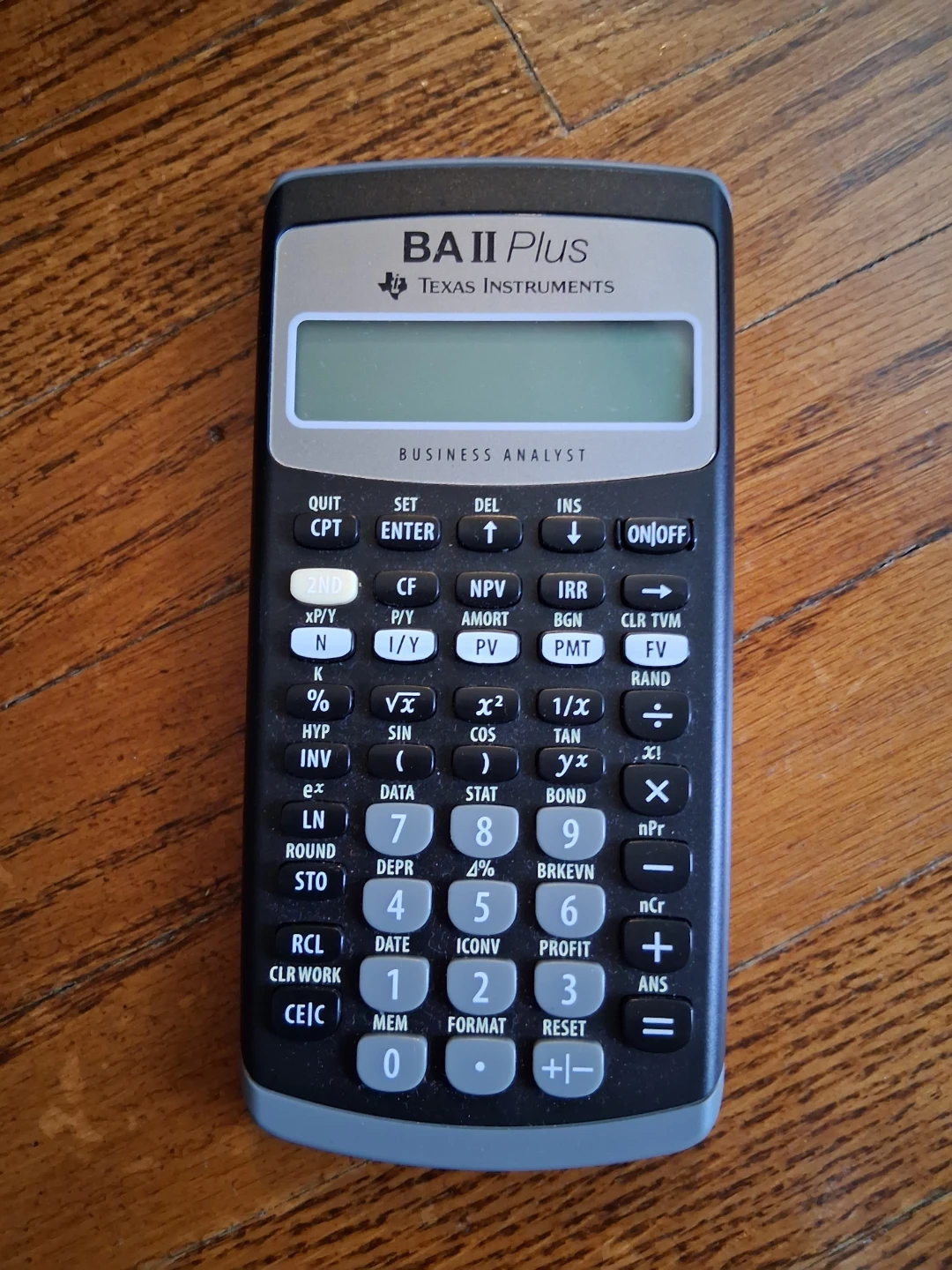 Texas Instruments BA II PLUS Business Analyst Calculator
