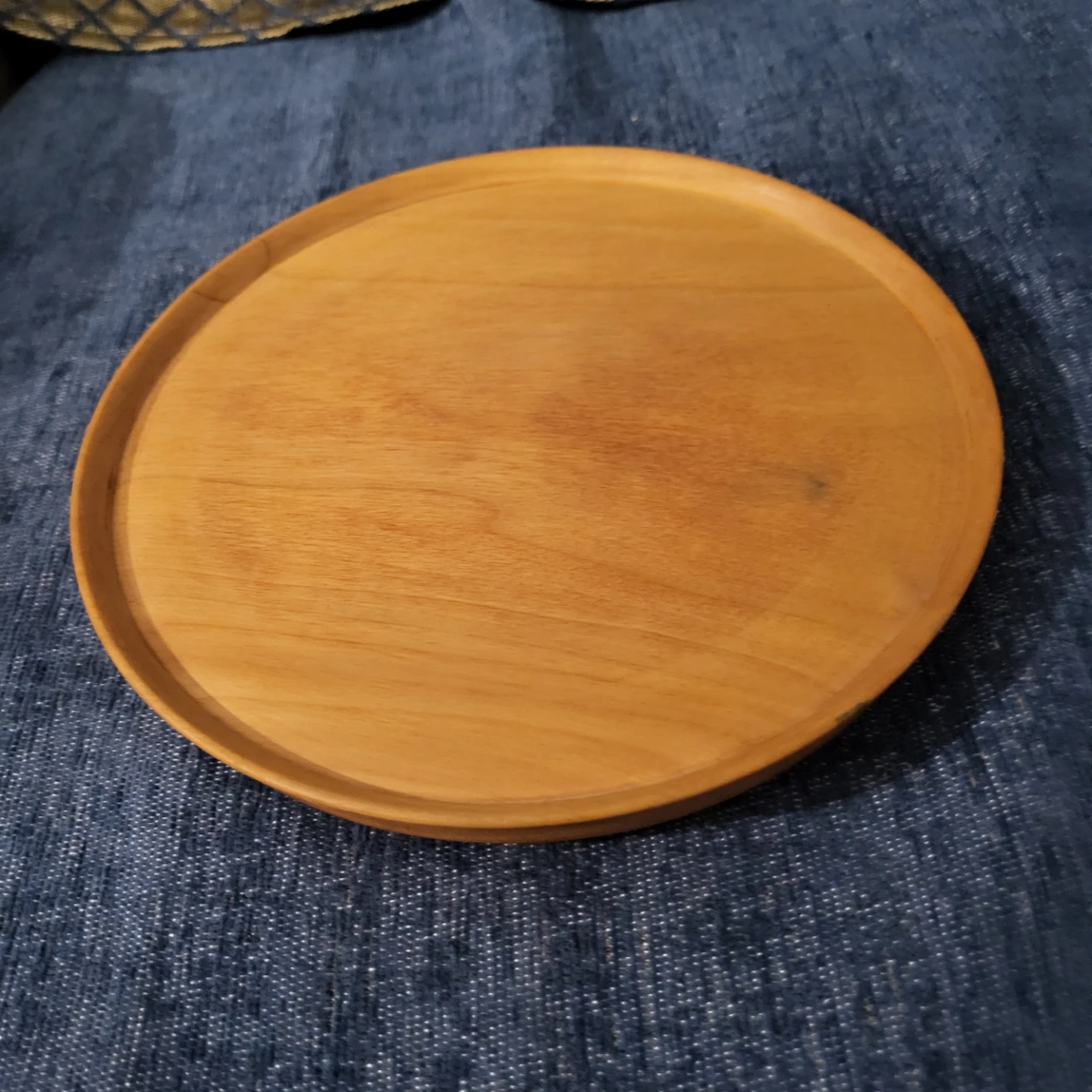 Wooden Round Serving Platter