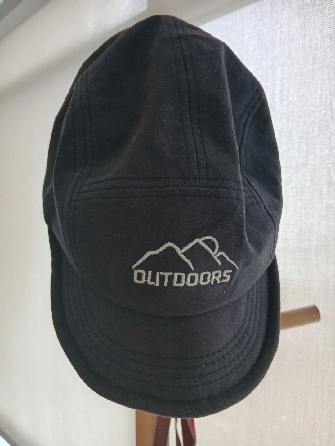 Black Outdoors Five Panel Hat